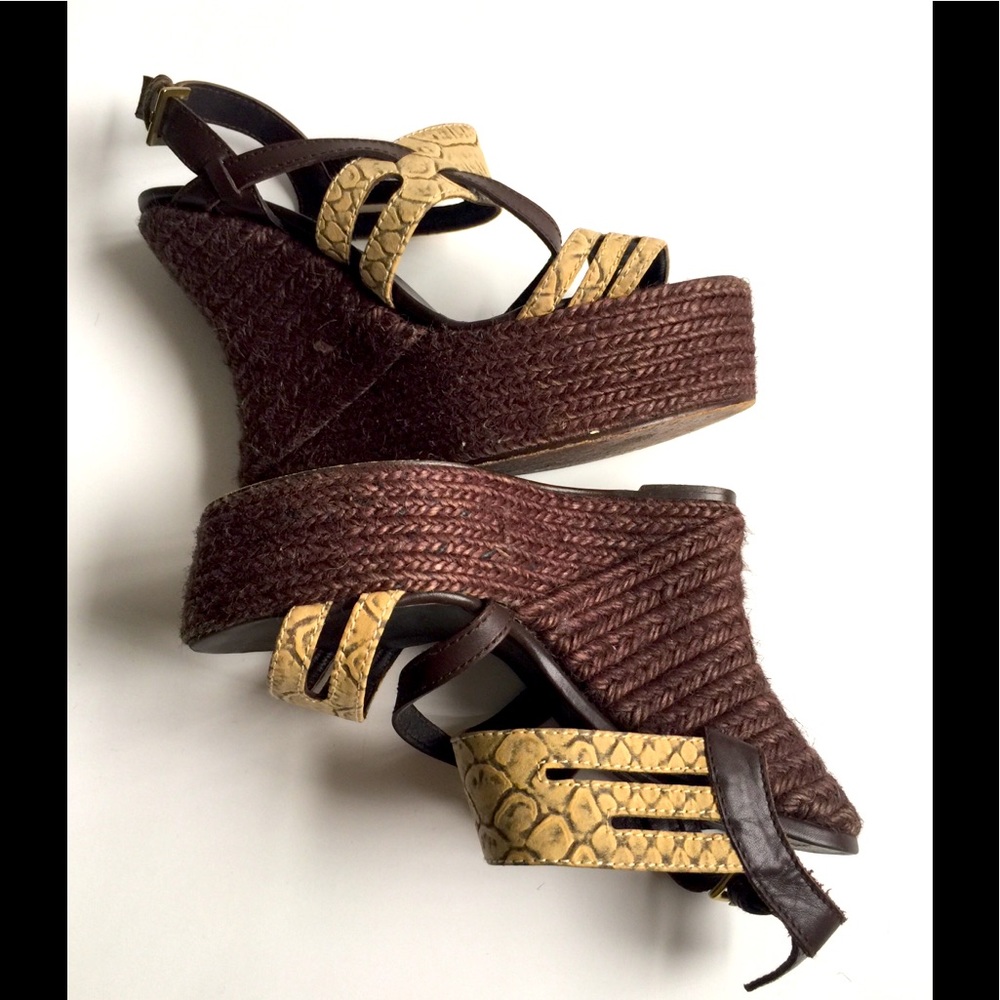 Espadrille Wedge Platform Sandals